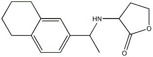 3-{[1-(5,6,7,8-tetrahydronaphthalen-2-yl)ethyl]amino}oxolan-2-one 구조식 이미지