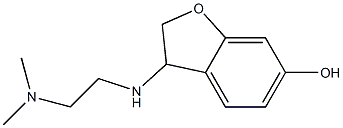 3-{[2-(dimethylamino)ethyl]amino}-2,3-dihydro-1-benzofuran-6-ol Structure