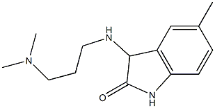 3-{[3-(dimethylamino)propyl]amino}-5-methyl-2,3-dihydro-1H-indol-2-one Structure