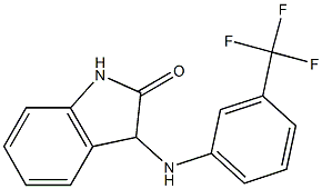 3-{[3-(trifluoromethyl)phenyl]amino}-2,3-dihydro-1H-indol-2-one 구조식 이미지