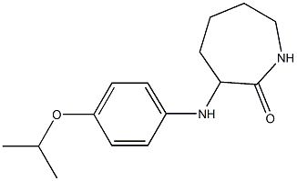 3-{[4-(propan-2-yloxy)phenyl]amino}azepan-2-one 구조식 이미지