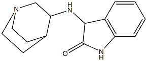 3-{1-azabicyclo[2.2.2]octan-3-ylamino}-2,3-dihydro-1H-indol-2-one 구조식 이미지