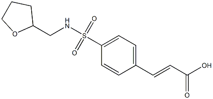 3-{4-[(oxolan-2-ylmethyl)sulfamoyl]phenyl}prop-2-enoic acid 구조식 이미지