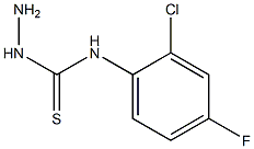 3-amino-1-(2-chloro-4-fluorophenyl)thiourea 구조식 이미지