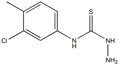 3-amino-1-(3-chloro-4-methylphenyl)thiourea Structure