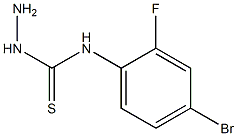 3-amino-1-(4-bromo-2-fluorophenyl)thiourea 구조식 이미지