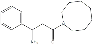 3-amino-1-(azocan-1-yl)-3-phenylpropan-1-one Structure