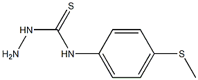 3-amino-1-[4-(methylsulfanyl)phenyl]thiourea Structure