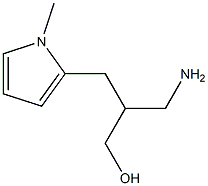 3-amino-2-[(1-methyl-1H-pyrrol-2-yl)methyl]propan-1-ol Structure