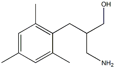 3-amino-2-[(2,4,6-trimethylphenyl)methyl]propan-1-ol Structure