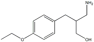 3-amino-2-[(4-ethoxyphenyl)methyl]propan-1-ol 구조식 이미지
