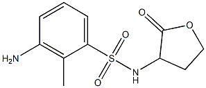 3-amino-2-methyl-N-(2-oxooxolan-3-yl)benzene-1-sulfonamide 구조식 이미지