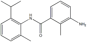 3-amino-2-methyl-N-[2-methyl-6-(propan-2-yl)phenyl]benzamide 구조식 이미지
