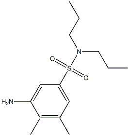 3-amino-4,5-dimethyl-N,N-dipropylbenzene-1-sulfonamide 구조식 이미지