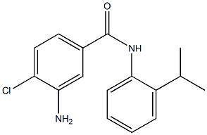 3-amino-4-chloro-N-[2-(propan-2-yl)phenyl]benzamide Structure