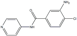 3-amino-4-chloro-N-pyridin-4-ylbenzamide Structure