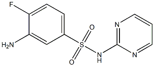 3-amino-4-fluoro-N-(pyrimidin-2-yl)benzene-1-sulfonamide Structure