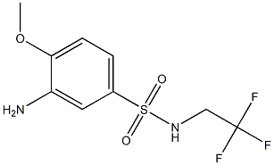 3-amino-4-methoxy-N-(2,2,2-trifluoroethyl)benzene-1-sulfonamide 구조식 이미지