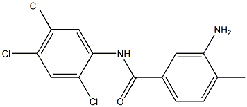 3-amino-4-methyl-N-(2,4,5-trichlorophenyl)benzamide Structure