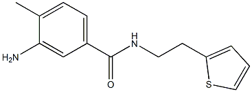 3-amino-4-methyl-N-(2-thien-2-ylethyl)benzamide 구조식 이미지