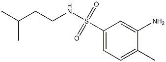 3-amino-4-methyl-N-(3-methylbutyl)benzene-1-sulfonamide 구조식 이미지