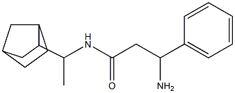 3-amino-N-(1-bicyclo[2.2.1]hept-2-ylethyl)-3-phenylpropanamide 구조식 이미지