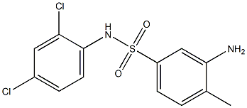 3-amino-N-(2,4-dichlorophenyl)-4-methylbenzene-1-sulfonamide 구조식 이미지