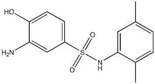 3-amino-N-(2,5-dimethylphenyl)-4-hydroxybenzene-1-sulfonamide Structure