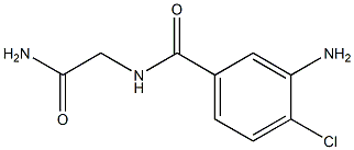 3-amino-N-(2-amino-2-oxoethyl)-4-chlorobenzamide 구조식 이미지