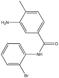 3-amino-N-(2-bromophenyl)-4-methylbenzamide Structure