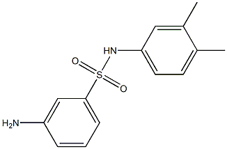 3-amino-N-(3,4-dimethylphenyl)benzenesulfonamide 구조식 이미지