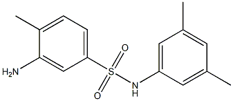 3-amino-N-(3,5-dimethylphenyl)-4-methylbenzene-1-sulfonamide 구조식 이미지