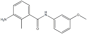 3-amino-N-(3-methoxyphenyl)-2-methylbenzamide Structure