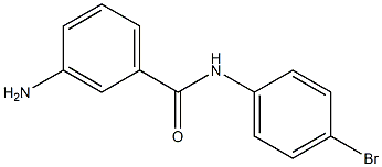 3-amino-N-(4-bromophenyl)benzamide 구조식 이미지