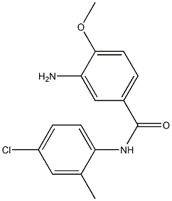 3-amino-N-(4-chloro-2-methylphenyl)-4-methoxybenzamide Structure