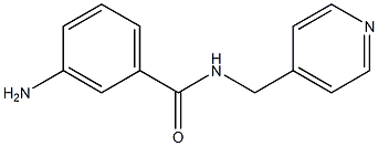 3-amino-N-(pyridin-4-ylmethyl)benzamide 구조식 이미지