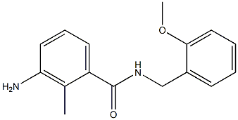 3-amino-N-[(2-methoxyphenyl)methyl]-2-methylbenzamide Structure