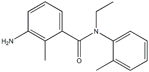 3-amino-N-ethyl-2-methyl-N-(2-methylphenyl)benzamide 구조식 이미지