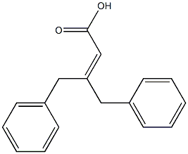 3-benzyl-4-phenylbut-2-enoic acid 구조식 이미지