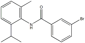 3-bromo-N-(2-isopropyl-6-methylphenyl)benzamide Structure