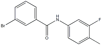 3-bromo-N-(3-fluoro-4-methylphenyl)benzamide 구조식 이미지