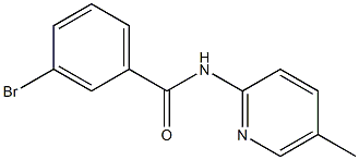 3-bromo-N-(5-methylpyridin-2-yl)benzamide Structure