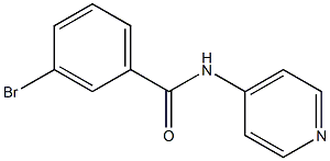 3-bromo-N-pyridin-4-ylbenzamide Structure