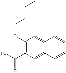 3-butoxynaphthalene-2-carboxylic acid 구조식 이미지