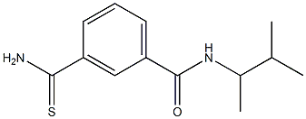3-carbamothioyl-N-(3-methylbutan-2-yl)benzamide 구조식 이미지