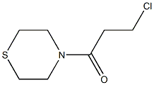 3-chloro-1-(thiomorpholin-4-yl)propan-1-one Structure