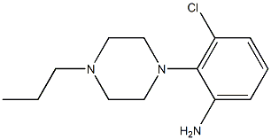 3-chloro-2-(4-propylpiperazin-1-yl)aniline Structure