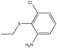 3-chloro-2-(ethylsulfanyl)aniline 구조식 이미지