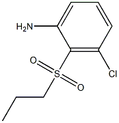 3-chloro-2-(propylsulfonyl)aniline Structure