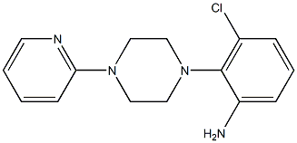3-chloro-2-[4-(pyridin-2-yl)piperazin-1-yl]aniline 구조식 이미지